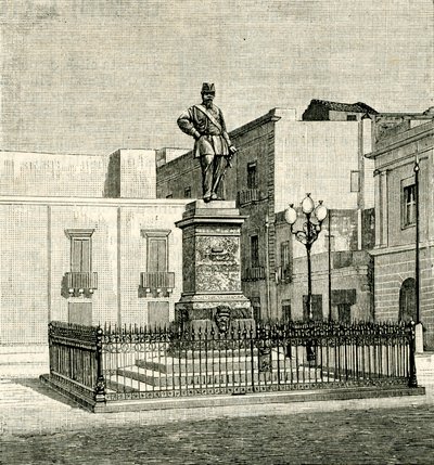 Monument à Vittorio Emanuele II (1820-1878), par Eugenio Maccagnani (1852-1930), Lecce, Apulia, Italie - Eugenio Maccagnani