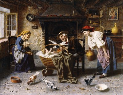 Divertir le bébé - Eugenio Zampighi