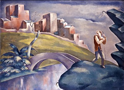 Paysage avec une figure humaine - Eugeniusz Zak