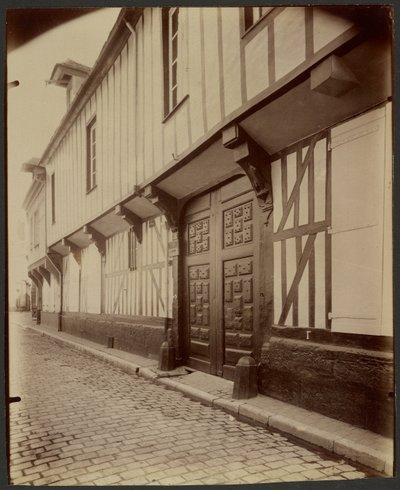 Beauvais, Maison, 27 Rue Pantaléon. - Eugène Atget