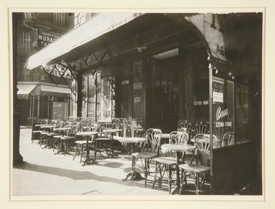Café - Avenue de la Grande Armée - Eugène Atget