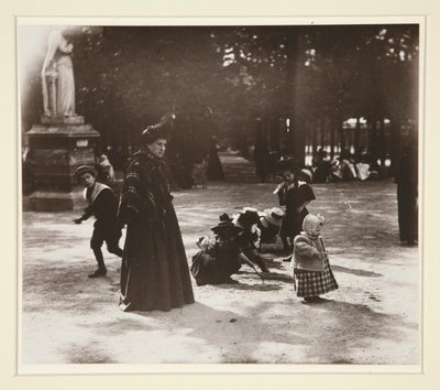 Enfants - Jardin du Luxembourg - Eugène Atget