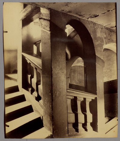 Escalier, 25 rue des Blancs-Manteaux - Eugène Atget