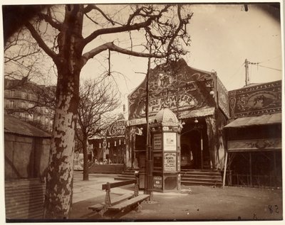 Fête Vaugirard (foire de rue et kiosque) - Eugène Atget
