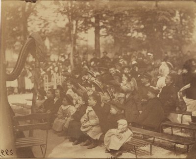 Guignol, Jardin du Luxembourg - Eugène Atget