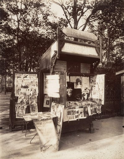 Kiosque à Paris, vers 1910 - Eugène Atget