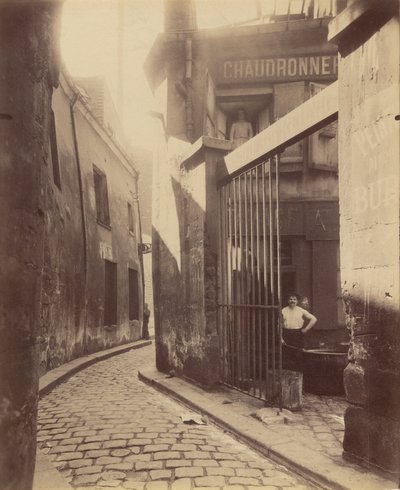 Atelier de métallurgiste, passage de la Réunion - Eugène Atget