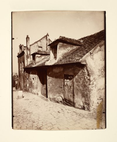 [Montmartre] Maison de Musette - Eugène Atget