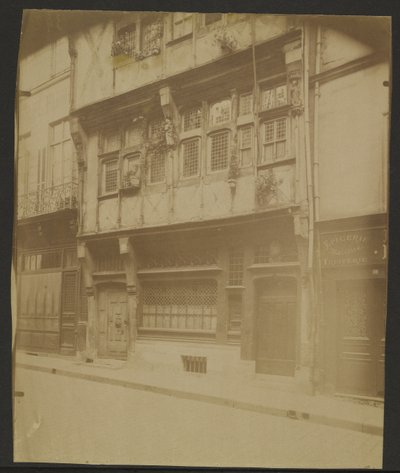 Rouen, Maison Rue Saint-Romain, 74 - Eugène Atget