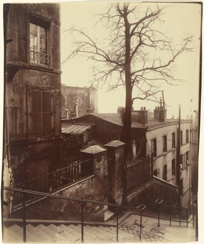 Escalier, Montmartre, 1921 - Eugène Atget