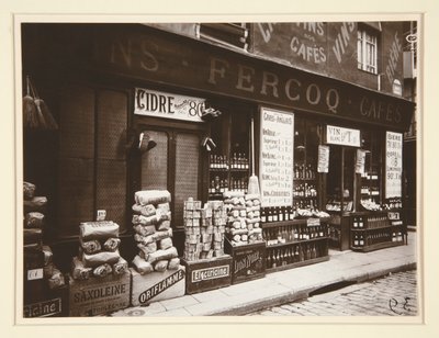 Devanture de magasin - Eugène Atget