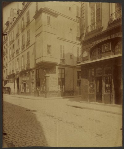 Tourelle rue Saint Paul.  Passe pour avoir été le cabinet de travail de Botal, médecin de Henri III - Eugène Atget