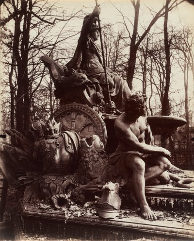 Versailles, Fontaine de la France triomphante - Eugène Atget