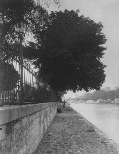 Vue du Pont des Arts depuis le terre-plein du Pont Neuf, 1911 - Eugène Atget