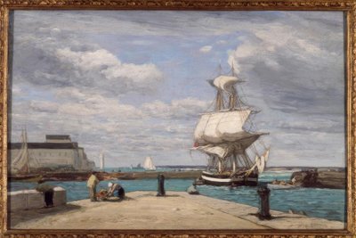 Honfleur, le port - Eugene Louis Boudin