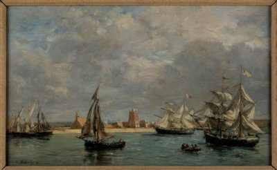 Le port de Camaret - Eugene Louis Boudin