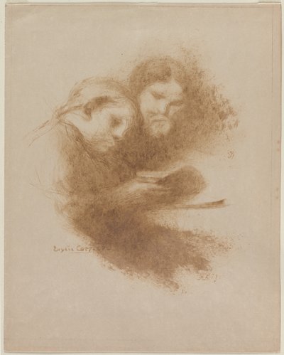 Lecture, quatrième quart des années 1800 - Eugène Carrière