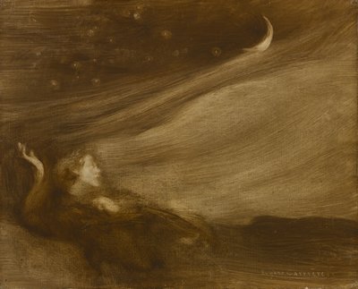 Le contemplateur, 1901 - Eugène Carrière