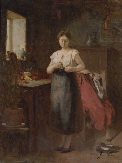 Femme dans un intérieur - Eugène Carrière
