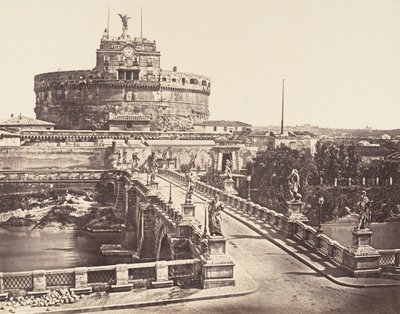 Ponte e Castel S. Angelo, 1848-1852 - Eugène Constant