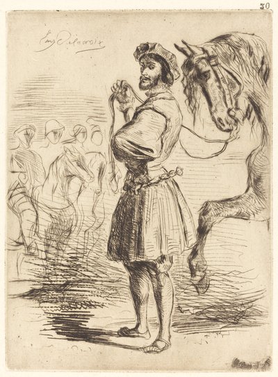 Un Seigneur de temps de François Ier - Eugène Delacroix