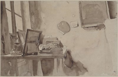 Un coin de studio, vers 1825 - Eugène Delacroix
