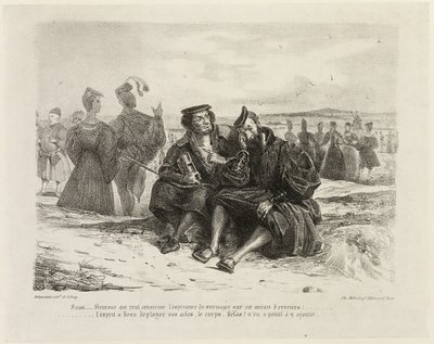 Faust et Wagner - Eugène Delacroix