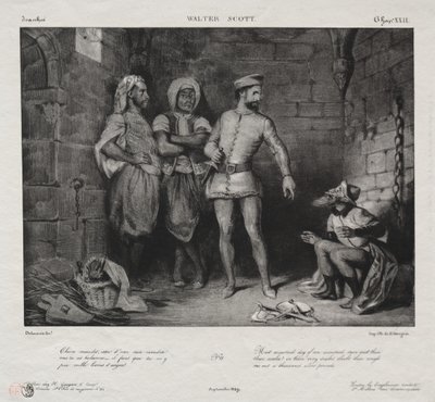 Fronte-Boeuf et le Juif - Eugène Delacroix