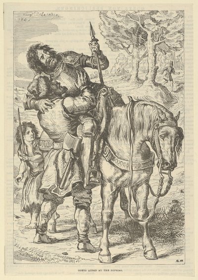 Goetz aidé par les gitans, après 1845 - Eugène Delacroix