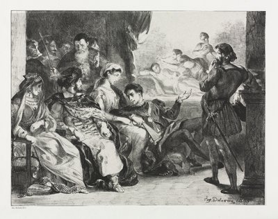 Hamlet : Hamlet ordonne aux acteurs de jouer une scène de l