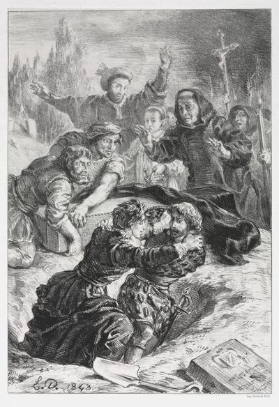 Hamlet : Hamlet et Laertes dans la tombe d