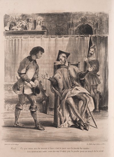 Illustrations pour Faust : Méphistophélès reçoit l