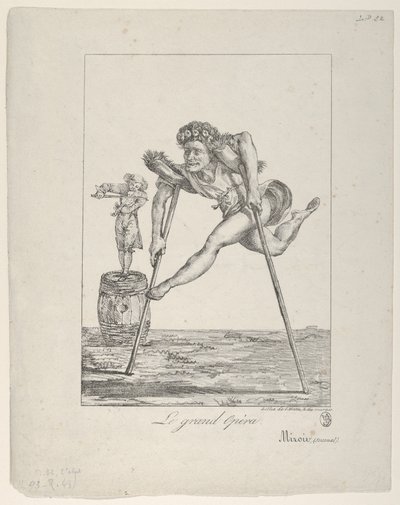 Le Grand Opéra, 1821 - Eugène Delacroix