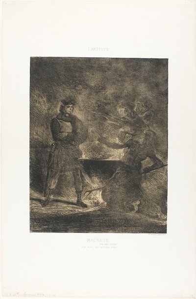 Macbeth et les sorcières - Eugène Delacroix