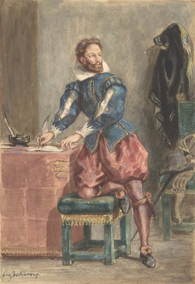 Mathurin Régnier - Eugène Delacroix