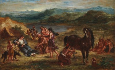 Ovide chez les Scythes, 1862 - Ferdinand Victor Eugene Delacroix