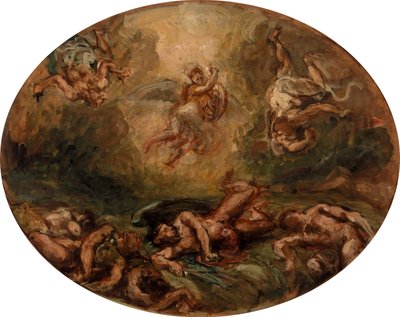 Saint Michel terrasse le Diable - Eugène Delacroix