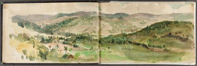 Carnet de croquis du voyage de l
