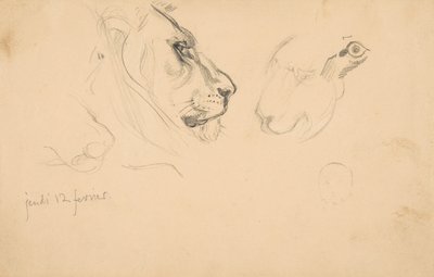 Carnet de croquis avec des vues de Tours, France et ses environs, 1828-29 - Eugène Delacroix