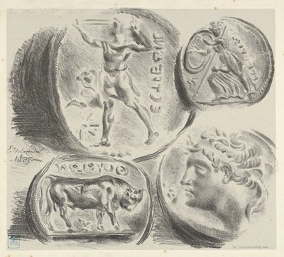 Études de quatre pièces grecques, 1825 - Eugène Delacroix