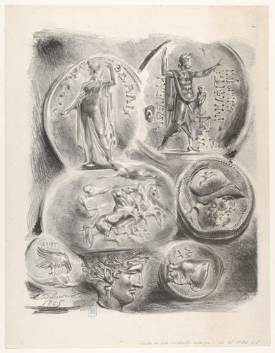 Études de sept pièces grecques, 1825 - Eugène Delacroix