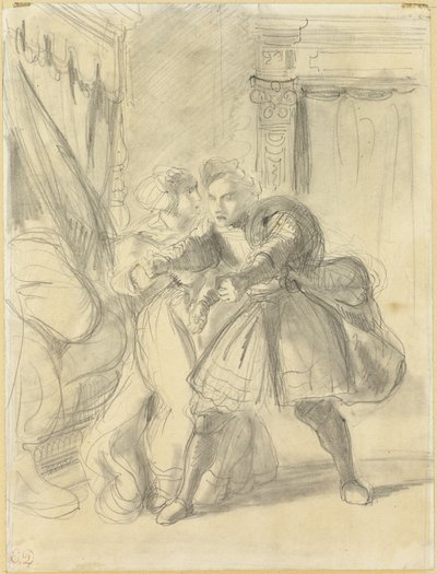 Étude - Eugène Delacroix