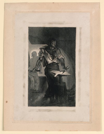 Le Forgeron - Eugène Delacroix