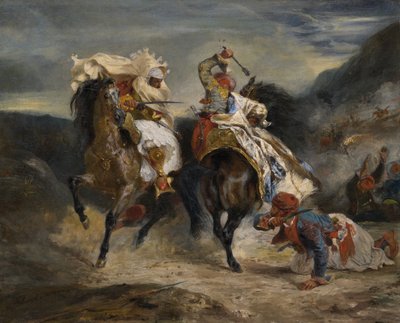 Le Combat du Giaour et Hassan, 1826 - Eugène Delacroix