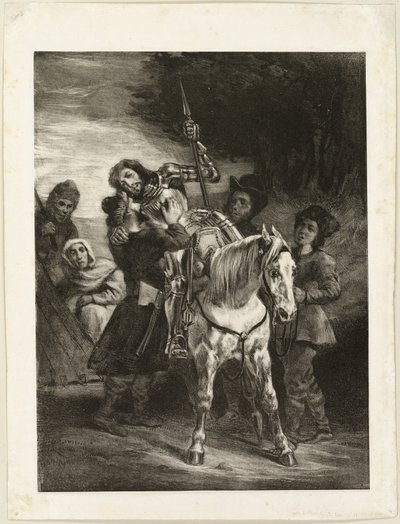 Goetz blessé soigné par les Bohémiens - Eugène Delacroix