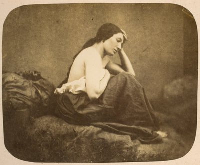 Female portrait - Eugène Durieu