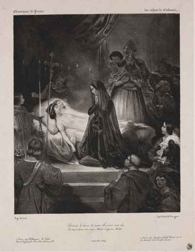 Chroniques de France : Les enfants de Clodomir - Eugène François Marie Joseph Devéria
