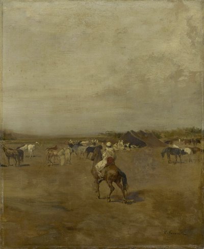 Campement arabe - Eugène Fromentin