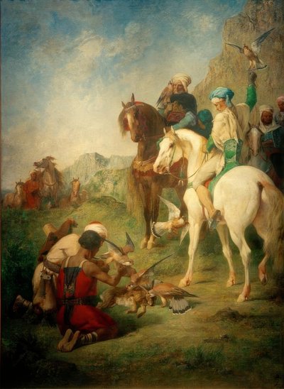 Chasse au faucon en Algérie - Eugène Fromentin