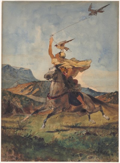 Le fauconnier - Eugène Fromentin